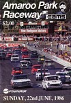 Programme cover of Amaroo Park Raceway, 26/06/1986