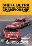 Programme cover of Amaroo Park Raceway, 21/06/1987