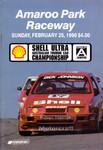 Programme cover of Amaroo Park Raceway, 25/02/1990