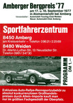 Programme cover of Amberg Hill Climb, 18/09/1977