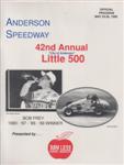 Programme cover of Anderson Speedway (IN), 26/05/1990