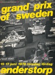 Programme cover of Anderstorp Raceway, 17/06/1978
