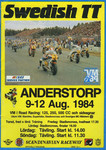 Programme cover of Anderstorp Raceway, 12/08/1984