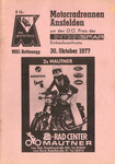 Programme cover of Ansfelden, 30/10/1977
