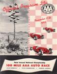 Programme cover of Arizona State Fairgrounds, 11/11/1952