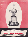 Programme cover of Arizona State Fairgrounds, 12/11/1956