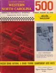 Programme cover of Asheville-Weaverville Speedway, 18/08/1968