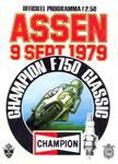 Programme cover of TT Circuit Assen, 09/09/1979