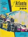 Programme cover of Atlanta Motor Speedway, 26/06/1966