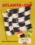 Programme cover of Atlanta Motor Speedway, 02/04/1967