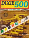 Programme cover of Atlanta Motor Speedway, 04/08/1968
