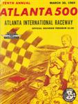 Programme cover of Atlanta Motor Speedway, 30/03/1969