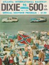 Programme cover of Atlanta Motor Speedway, 03/08/1969