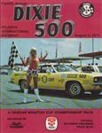 Programme cover of Atlanta Motor Speedway, 01/08/1971