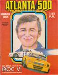Programme cover of Atlanta Motor Speedway, 18/03/1979