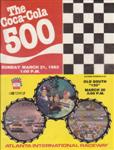 Programme cover of Atlanta Motor Speedway, 21/03/1982