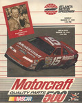 Programme cover of Atlanta Motor Speedway, 17/03/1991
