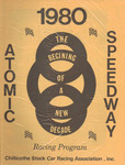 Programme cover of Atomic Speedway, 1980