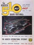 Programme cover of Augusta International Speedway, 17/11/1963