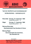 Programme cover of Ausschreibung Hill Climb, 21/09/1980