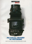 Cover of Pictorial History of Motoring, Autocar, 1989