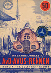Programme cover of AVUS (Automobil-Verkehrs- und Übungsstraße), 12/07/1953