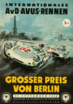 Programme cover of AVUS (Automobil-Verkehrs- und Übungsstraße), 21/09/1958