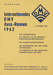Programme cover of AVUS (Automobil-Verkehrs- und Übungsstraße), 07/10/1962