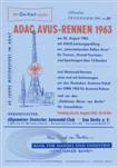 Programme cover of AVUS (Automobil-Verkehrs- und Übungsstraße), 25/08/1963
