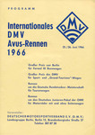 Programme cover of AVUS (Automobil-Verkehrs- und Übungsstraße), 26/06/1966