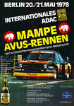Programme cover of AVUS (Automobil-Verkehrs- und Übungsstraße), 21/05/1978
