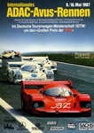 Programme cover of AVUS (Automobil-Verkehrs- und Übungsstraße), 10/05/1987