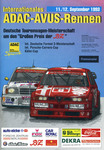Programme cover of AVUS (Automobil-Verkehrs- und Übungsstraße), 12/09/1993