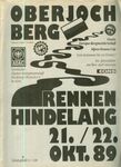 Programme cover of Oberjoch Hill Climb, 22/10/1989