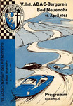 Programme cover of Bad Neuenahr Hill Climb, 11/04/1965