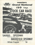 Programme cover of Bakersfield Speedway, 08/08/1971