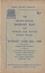 Programme cover of Banbury Run, 1950