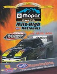 Programme cover of Bandimere Speedway, 22/07/2001