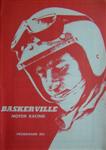 Programme cover of Baskerville Raceway, 10/1972