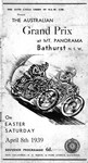 Programme cover of Bathurst Mount Panorama, 08/04/1939