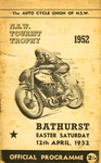 Programme cover of Bathurst Mount Panorama, 12/04/1952