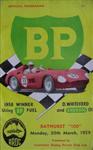 Programme cover of Bathurst Mount Panorama, 30/03/1959