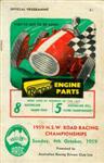 Programme cover of Bathurst Mount Panorama, 04/10/1959