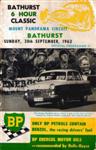 Programme cover of Bathurst Mount Panorama, 30/09/1962