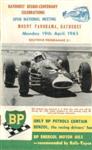 Programme cover of Bathurst Mount Panorama, 19/04/1965