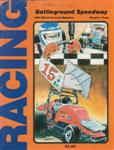 Programme cover of Battleground Speedway, 12/10/1985
