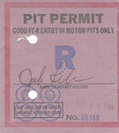 Ticket for Battleground Speedway, 26/05/1988