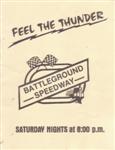 Programme cover of Battleground Speedway, 07/09/1991