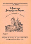 Programme cover of Bautzener Autobahnring, 07/07/1956
