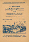 Programme cover of Bautzener Autobahnring, 27/07/1958